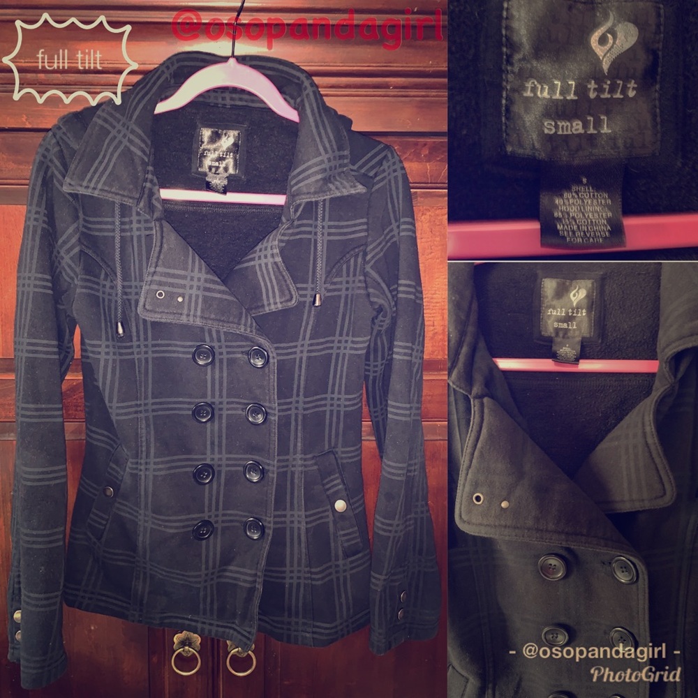 Pea coat sweater